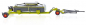 Preview: Wiking 077825 Claas Direct Disc 520 with cutting unit trolley