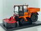 Preview: AutoCult BC003 Deutz Intrac 2004 with Plank bed Communal + Deutz KM25F Mower Red
