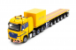 Preview: IMC Models 33-0124 AC 700-9 Support Combination Mercedes-Benz Actros GigaSpace 8x4 with Nooteboom 6 axle ballasttrailer and 10ft container
