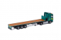 Preview: WSI Models 01-3466 AM TRANSPORT DAF XF SPACE CAB MY2017 4X2 FLATBED TRAILER - 3 AXLE
