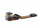 Preview: WSI Models 01-3423 FRANK WULF MERCEDES-BENZ ACTROS MP4 BIG SPACE 6X2 TWINSTEER LOW LOADER | EURO - 2 AXLE