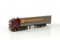 Preview: WSI Models 01-3758 GALLIKER VOLVO FH5 GLOBETROTTER 4X2 CURTAINSIDE TRAILER - 3 AXLE