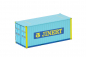 Preview: WSI Models 01-3491 Jinert 20 FT CONTAINER WITH STRAPS