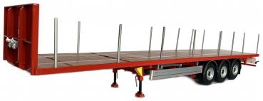 MarGe Models 1901-01 Pacton Flatbed trailer red