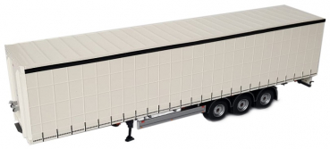 MarGe Models 1902-01 Pacton Curtainside trailer White