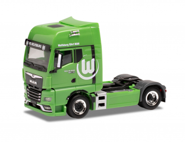 Herpa ZY.HE094-4946 MAN TGX GX 18.640 semitrailer tractor "VFL Wolfsburg"