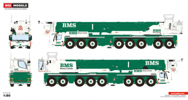 WSI Models 51-2156 BMS HEAVY CRANES AS LIEBHERR LTM 1650-8.1
