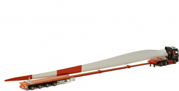 WSI Models 410268 MAMMOET MB ACTROS 6X4 WITH TELESTEP TRAILER + WING