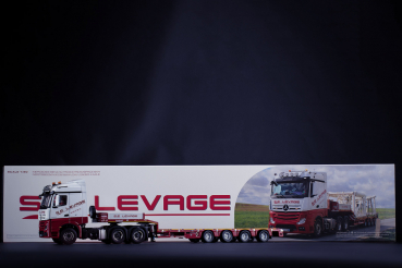 IMC Models 32-0117 SE LEVAGE MERCEDES-BENZ ACTROS WITH NOOTEBOOM MCOS SEMI LOW LOADER 4 AXLE