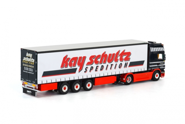 WSI Models 01-1350 SCANIA R Topline tarp trailer (3 axle) "Kay Schultz"