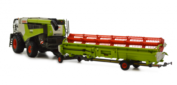 MarGe Models 2027 Claas Lexion 6800 wheel with Vario 930 and trailer