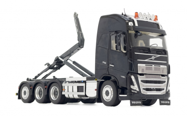 MarGe Models 2235-02 Volvo FH5 truck with Meiller hooklift, anthracite