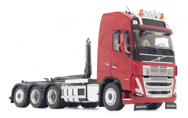 MarGe Models 2235-03 Volvo FH5 LKW mit Meiller Hakenlift, rot