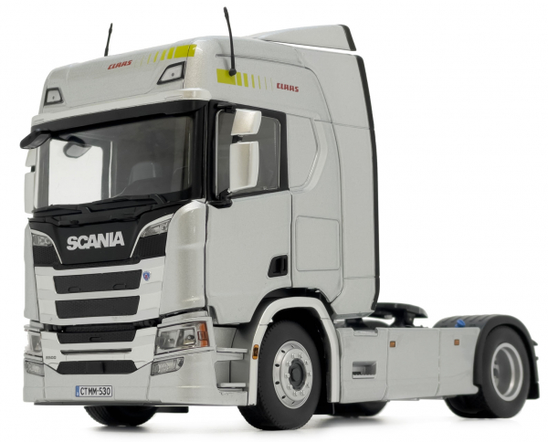 MarGe Models 2014-06-01 Scania R500 series 4x2 silver Claas design