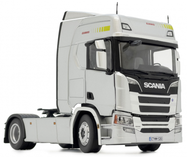MarGe Models 2014-06-01 Scania R500 series 4x2 silber Claas design