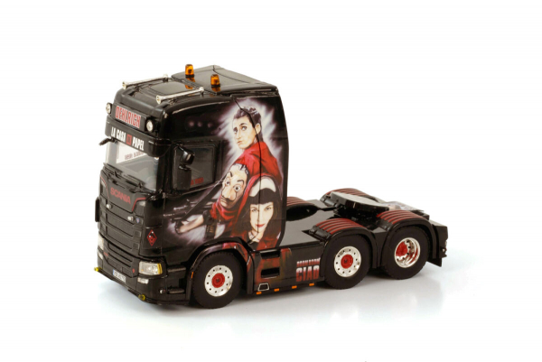 WSI Models 01-3712 OEHLRICH SCANIA S HIGHLINE CS20H 6X2 TWINSTEER "GERMAN SUPERTRUCKS" WITH NUMBERED CERTIFICATION CARD